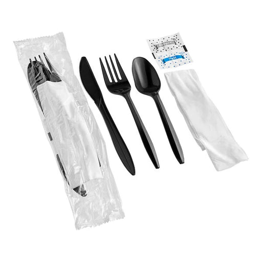 Black cutlery 6 in 1 heavy weight cs /250